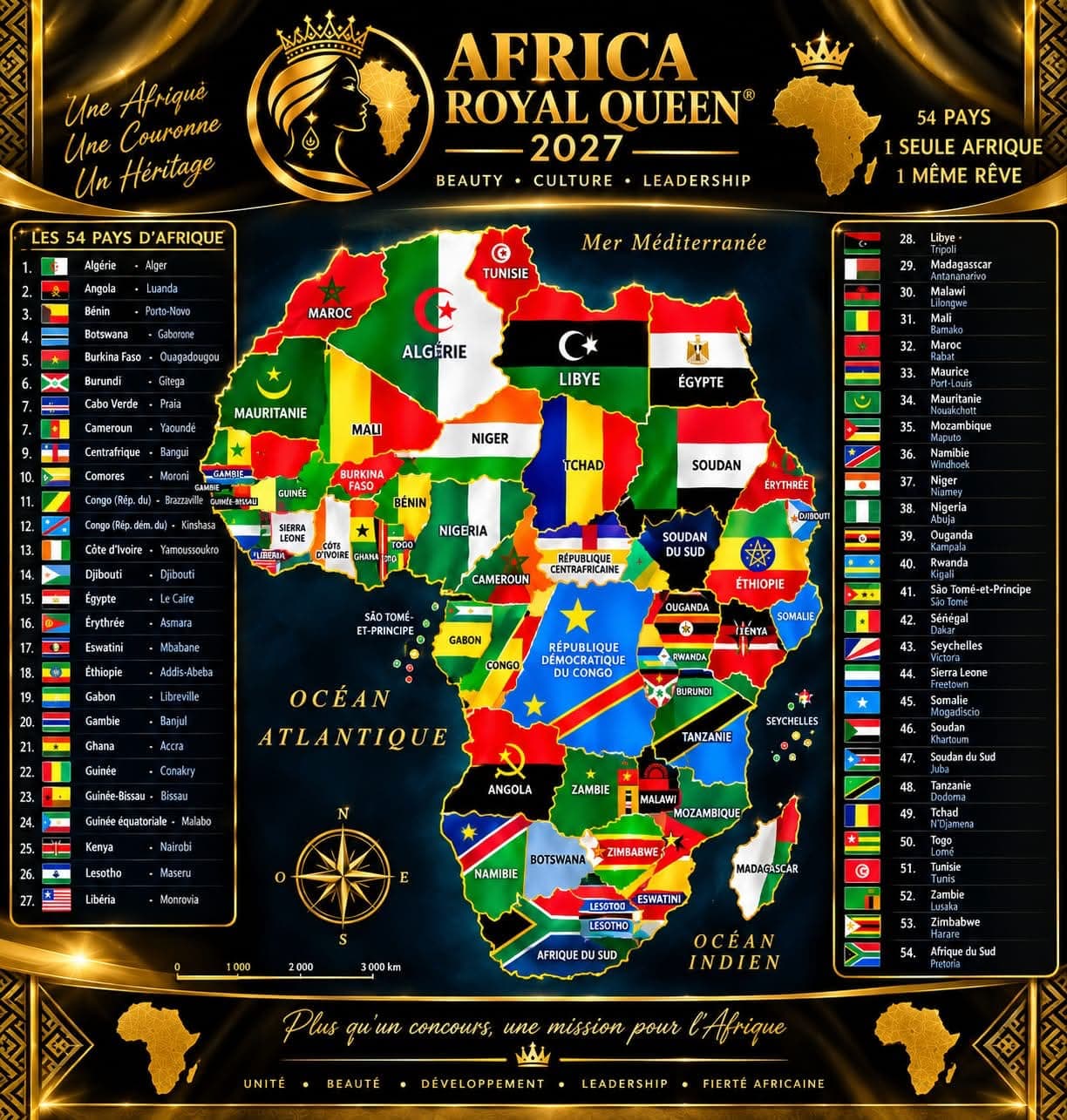 Un continent, toutes ses régions
